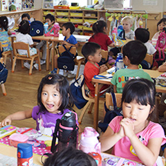 お弁当時間の様子